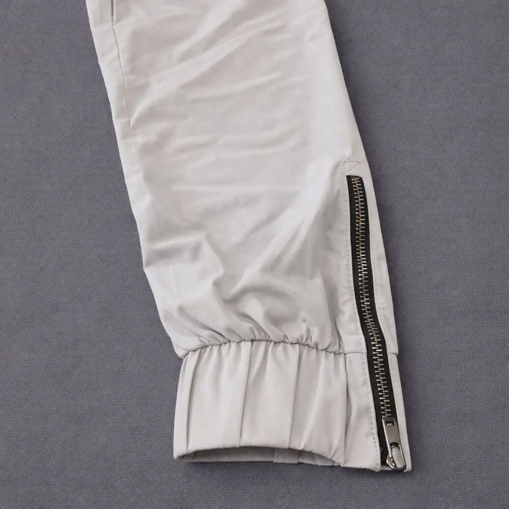 Zyia Active Jogger Pants Nylon Spandex Gray Women Athletic Size M - Picture 2 of 5